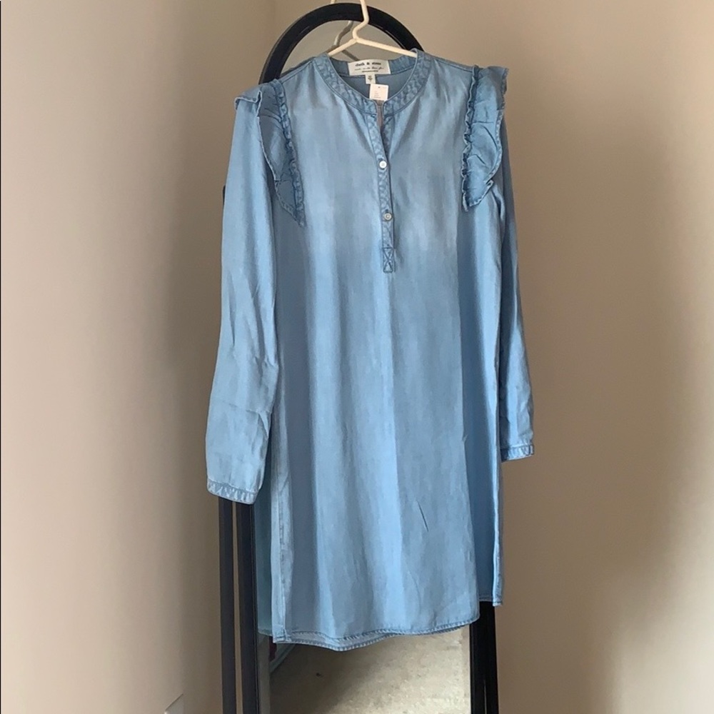 Anthropologie dress. Denim. Never worn